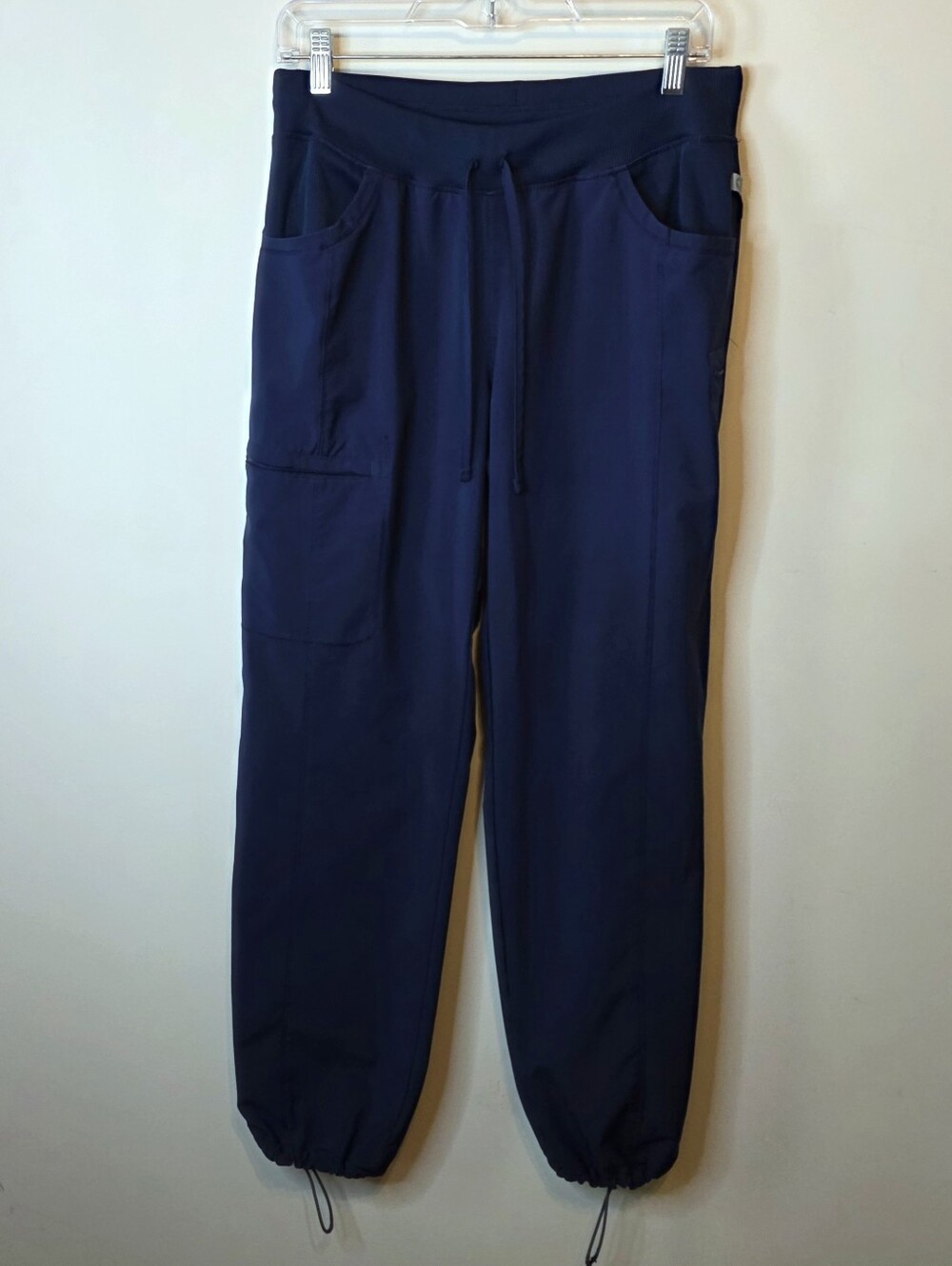 Cherokee Infinity Drawcord Jogger Scrub Pants Navy Blue Size Medium
